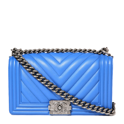 Blue Handbag Chain Transparent PNG Image