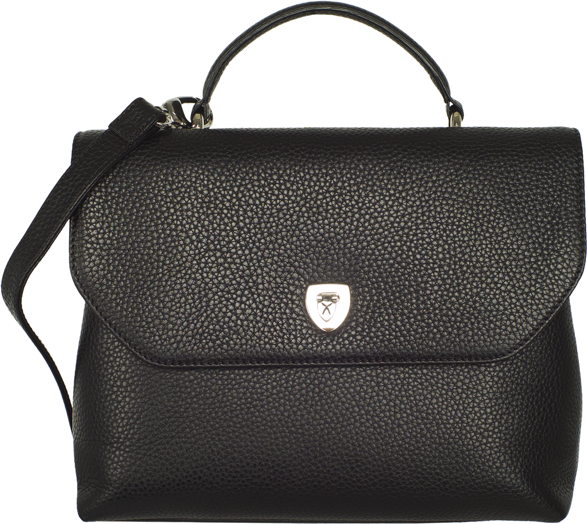 Handbag Leather Ladies Black Transparent PNG Image