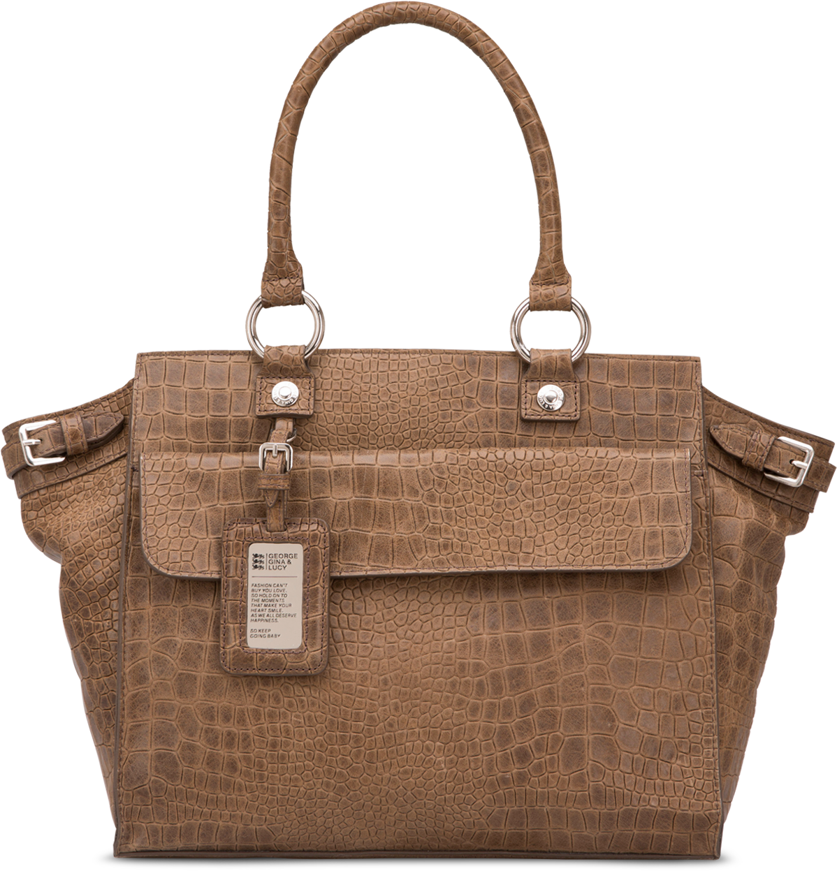 Leather Brown Handbag Transparent PNG Image