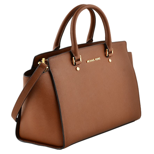 Leather Brown Handbag Transparent PNG Image