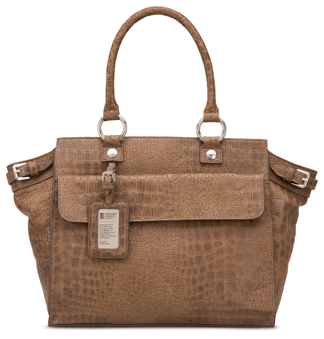 Leather Brown Handbag Transparent PNG Image