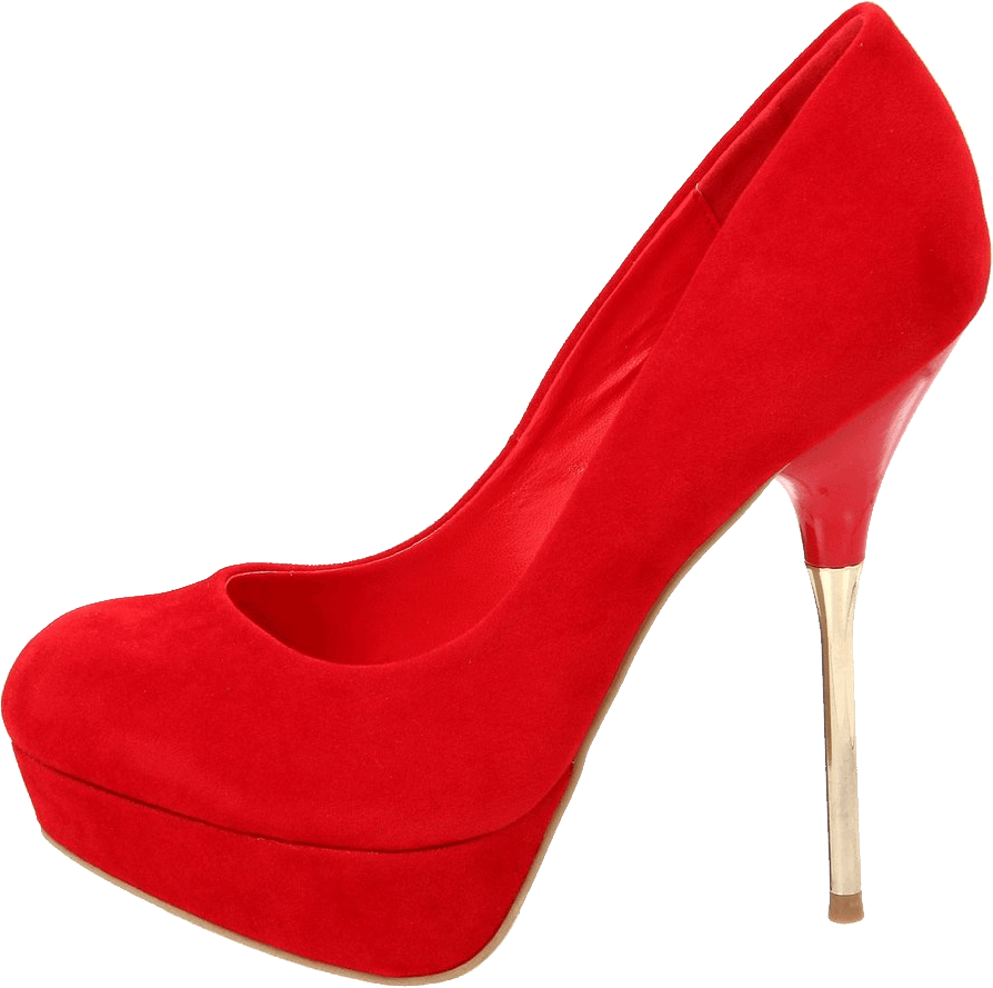 Red Women Shoe Transparent PNG Image