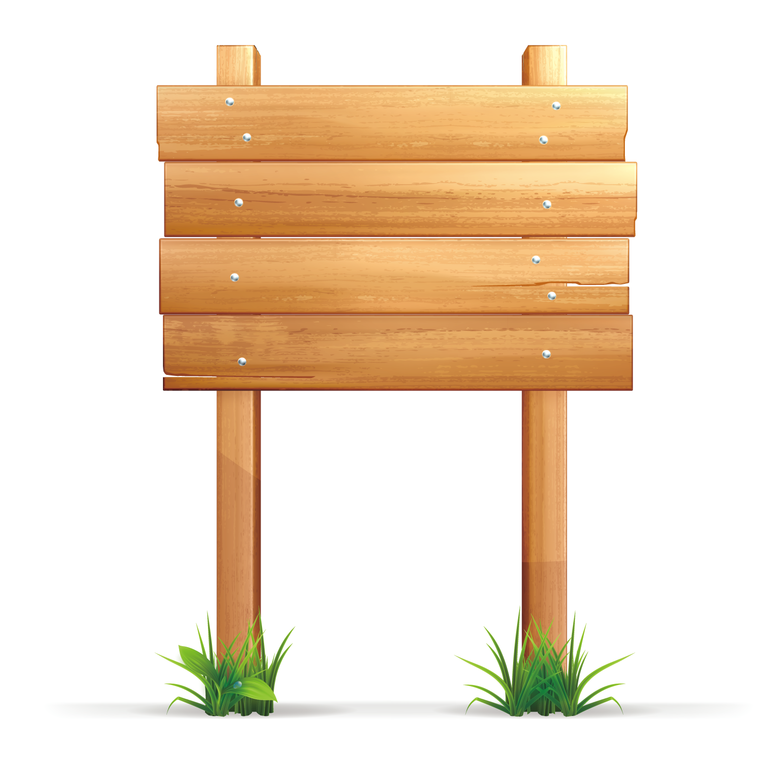 Vector Wood Signs Illustration Royalty- Transparent PNG Image