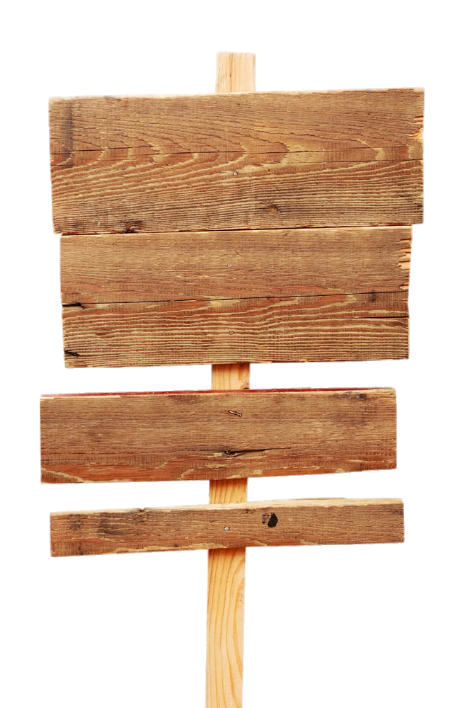 Signs Wood Sign Transparent PNG Image