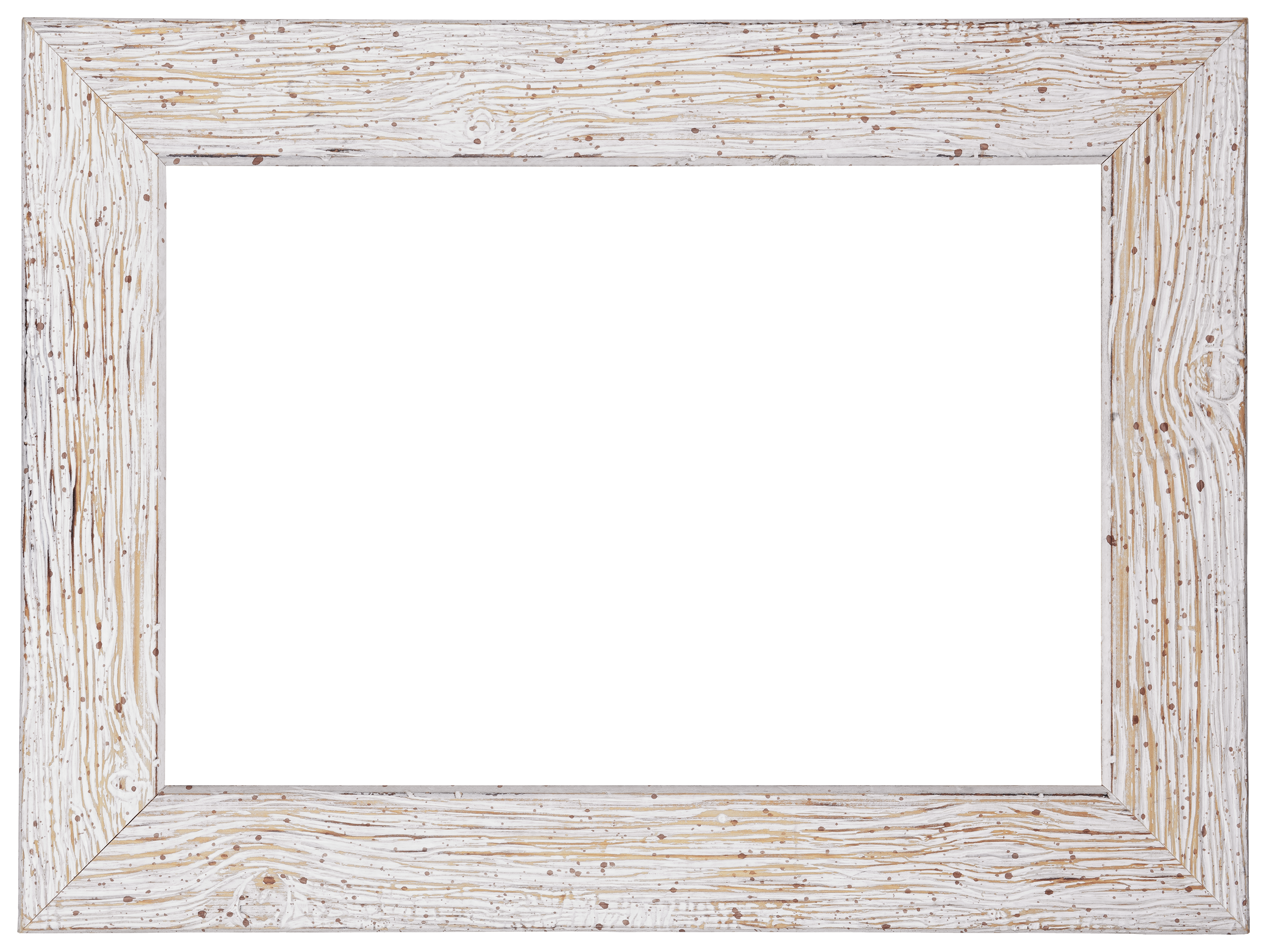 Beautiful Frame Wood Mapping Texture Transparent PNG Image