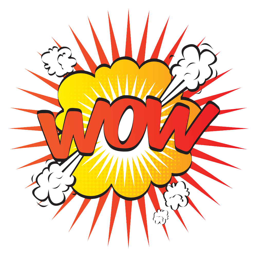 Sticker Art graphy Pop English Explosion Wow Transparent PNG Image
