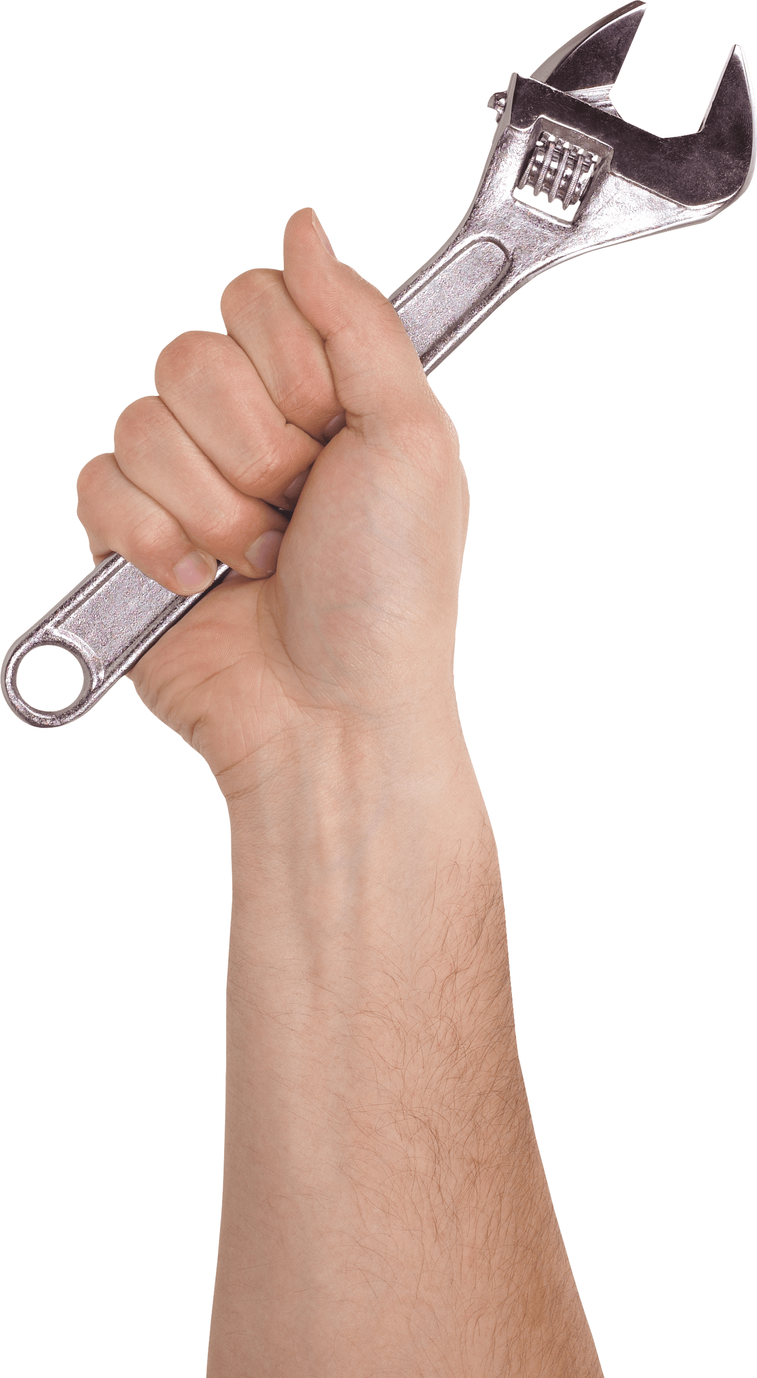 Wrench In Hand Transparent PNG Image