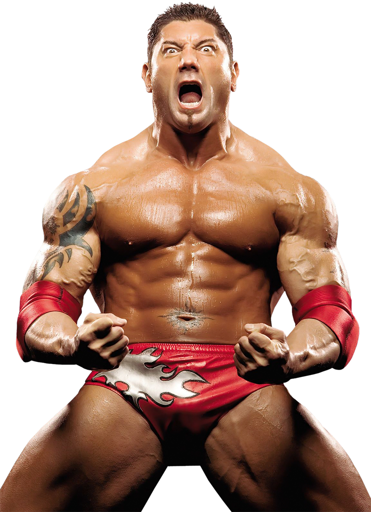 Shouting Dave Batista Transparent PNG Image