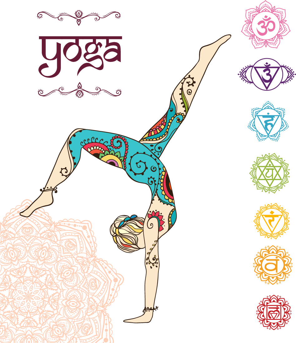 Lotus Position Mandala Yoga Color Transparent PNG Image