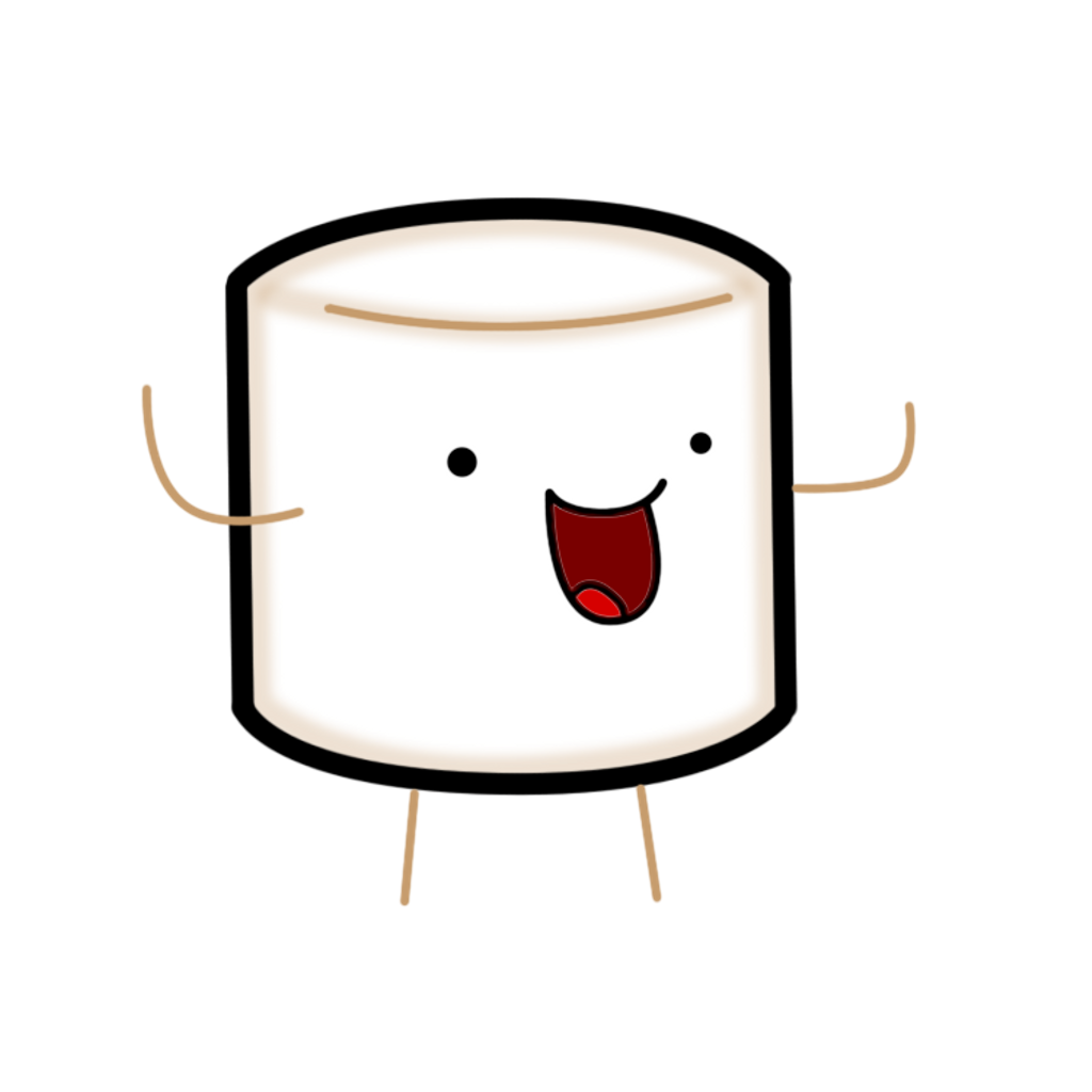 Cute Marshmallow Transparent PNG Image